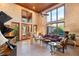 Spacious living area with large windows and comfortable seating at 1804 N Lake Shore Dr, Sarasota, FL 34231