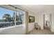 Bedroom with water views and en-suite bathroom at 3371 Bayou Sound, Longboat Key, FL 34228