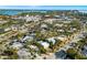 Aerial view showcasing the property's location and neighborhood at 355 N Washington Dr, Sarasota, FL 34236