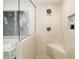 Large walk-in shower with built-in seat at 355 N Washington Dr, Sarasota, FL 34236