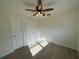 Well lit bedroom with ceiling fan and hardwood floors at 3813 42Nd W St # 37, Bradenton, FL 34205