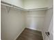Large closet with double hanging rods and white walls at 3813 42Nd W St # 37, Bradenton, FL 34205
