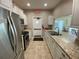 Community kitchen with stainless steel appliances at 3813 42Nd W St # 37, Bradenton, FL 34205