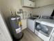 Laundry room with washer, dryer, and ample storage at 3813 42Nd W St # 37, Bradenton, FL 34205