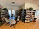 Community library with bookshelves and seating area at 3813 42Nd W St # 37, Bradenton, FL 34205