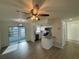 Open concept living space with modern kitchen and new flooring at 3813 42Nd W St # 37, Bradenton, FL 34205