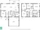 Two-story home floor plan showcasing bedrooms, kitchen, and living areas at 509 Powder View Dr, Ruskin, FL 33570