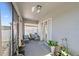 Bright screened porch with access to backyard at 509 Powder View Dr, Ruskin, FL 33570