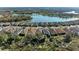 Aerial view showcasing a single home and surrounding landscape at 5406 Morey Farms Loop, Palmetto, FL 34221