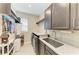 Laundry room with washer, dryer, and storage at 5406 Morey Farms Loop, Palmetto, FL 34221