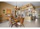 Bright kitchen with an island and breakfast nook at 5521 Bilbao Pl, Sarasota, FL 34238