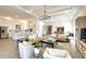 Open floorplan living room, kitchen, and dining area at 8066 Redonda Loop, Bradenton, FL 34202