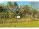 View of a preserve area with a no trespassing sign at 8066 Redonda Loop, Bradenton, FL 34202