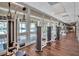 Fitness center with various equipment and large windows at 821 Evergreen Way, Longboat Key, FL 34228