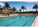 Sparkling community pool with plenty of space at 821 Evergreen Way, Longboat Key, FL 34228