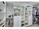Spacious closet with ample hanging space and shelving at 8612 Sundance Loop, Sarasota, FL 34238