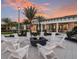 Enjoy evenings by the fire pit in this inviting community space at 8612 Sundance Loop, Sarasota, FL 34238