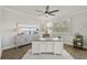 Bright home office with built-ins and plenty of natural light at 8612 Sundance Loop, Sarasota, FL 34238