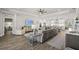 Spacious living room with hardwood floors and open concept layout at 8612 Sundance Loop, Sarasota, FL 34238
