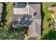 Top-down view of house and surrounding area at 917 S Doral Ln, Venice, FL 34293