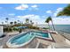 Inviting L-shaped pool with ocean views at 11 Sunset Dr # 406, Sarasota, FL 34236
