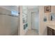 Spa-like bathroom with walk-in shower and modern tile at 12607 Wheatgrass Ct, Parrish, FL 34219