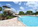 Community pool with large water slide, perfect for Gathering fun! at 12607 Wheatgrass Ct, Parrish, FL 34219