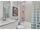 Clean bathroom featuring a shower/tub combo and white vanity at 14608 Derna Ter, Bradenton, FL 34211