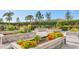 Well maintained community garden with various plants at 14608 Derna Ter, Bradenton, FL 34211