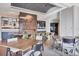 Clubhouse dining room with large table and modern decor at 14608 Derna Ter, Bradenton, FL 34211