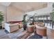 Sophisticated lounge with a fireplace and modern decor at 14608 Derna Ter, Bradenton, FL 34211