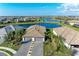 Scenic aerial view of home surrounded by lakes and the community showcasing the home's location at 15917 Clear Skies Pl, Lakewood Ranch, FL 34211