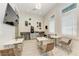 Stylish clubhouse sitting area offering a coffee station and modern decor at 15917 Clear Skies Pl, Lakewood Ranch, FL 34211