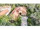 Bird's eye view of single Gathering home with a large backyard at 1712 Grande Park Dr, Englewood, FL 34223