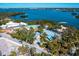 Waterfront community with multiple homes at 18 N Casey Key Rd, Osprey, FL 34229