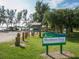 Blackburn Point Park entrance with signage and parking at 18 N Casey Key Rd, Osprey, FL 34229