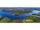 Aerial view of waterfront community and lush landscape at 3333 26Th E Ave # 1120, Bradenton, FL 34208