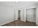 Bedroom with closet and wood flooring at 4485 17Th W St, Bradenton, FL 34207