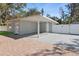 Carport with adjacent brick paver driveway at 4485 17Th W St, Bradenton, FL 34207
