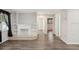 Living room with fireplace and wood flooring at 4485 17Th W St, Bradenton, FL 34207