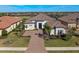 Luxury home with tile roof and large driveway at 4745 Benito Ct, Bradenton, FL 34211