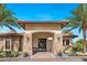 Community clubhouse with stone accents and palm trees at 4745 Benito Ct, Lakewood Ranch, FL 34211