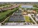 Aerial view of community tennis courts at 4745 Benito Ct, Lakewood Ranch, FL 34211