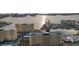 Aerial view of building and surrounding waterways at sunset at 4775 Cove Cir # 202, St Petersburg, FL 33708