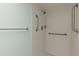 Accessible bathroom with grab bars and shower at 4775 Cove Cir # 202, St Petersburg, FL 33708