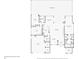 One-story house floor plan featuring a primary bedroom, open living area, and screened patio at 5112 White Ibis Dr, North Port, FL 34287