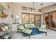 Comfortable patio furniture with a view of the pool at 5112 White Ibis Dr, North Port, FL 34287