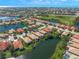 Aerial view showcasing home's location in a desirable community at 531 Latitude Ln, Osprey, FL 34229
