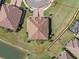 Aerial view highlighting home's lot and neighborhood location at 5439 Taliaferro Ct, Palmetto, FL 34221