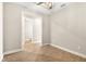 Bedroom with access to bathroom and hallway at 5439 Taliaferro Ct, Palmetto, FL 34221